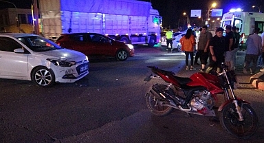 Malatya'da otomobil ile motosiklet çarpıştı: 2 yaralı