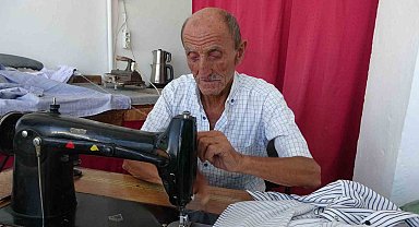 Çocuk yaşta eline aldığı iğne ipliği 60 yıldır bırakmadı