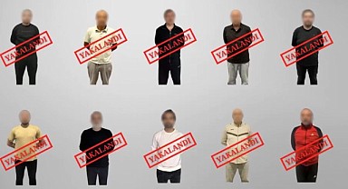Kırmızı bültenle aranan 9 şüpheli ile ulusal düzeyde aranan 1 kişi yurda getirildi