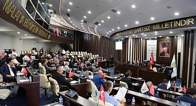 Malatya Büyükşehir Meclisi'nden Filistin'e destek