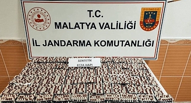 Malatya'da 4 bin 438 adet uyuşturucu hap ele geçirildi