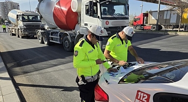 Malatya'da hafriyat kamyonlarına sıkı denetim