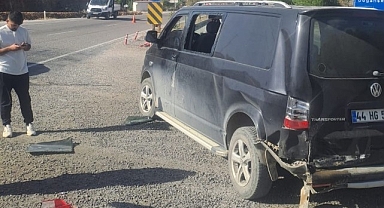 Malatya'da iki araç çarpıştı: 2 yaralı