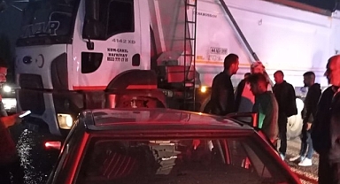 Malatya hafriyat kamyonu ile otomobil çarpıştı: 1 ölü 1 yaralı