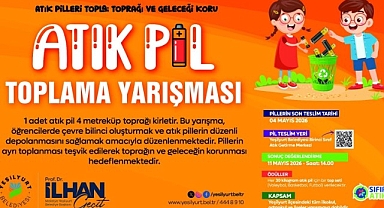 Yeşilyurt'ta çocuklar çevre için geri dönüşümde yarışıyor