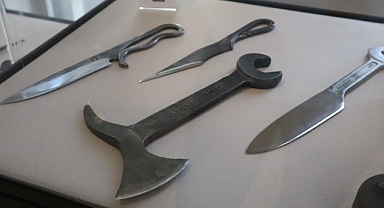 Yüzyılların çeliği Damascus Malatya'da ziyaretçileriyle buluşuyor