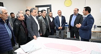 Başkan Taşkın, tamamlanan projeleri teşkilatla inceledi