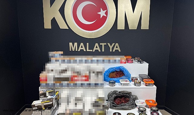 Malatya'da kaçakçılık operasyonları