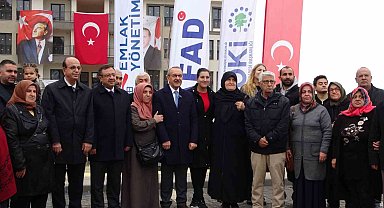 Malatya'da deprem konutlarının anahtar teslimi sürüyor