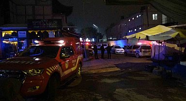 Malatya'da konteyner çarşıda yangın: 1 yaralı