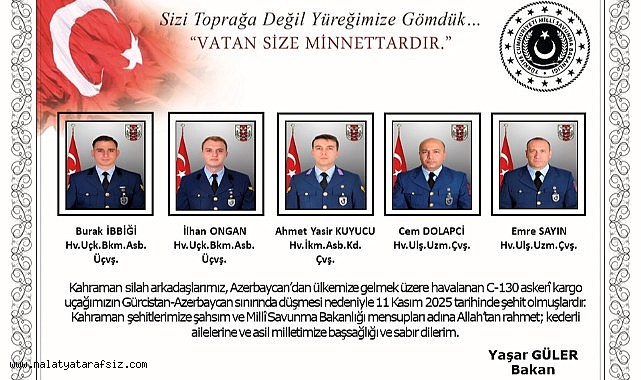 MSB 20 askerin şehit olduğunu açıkladı