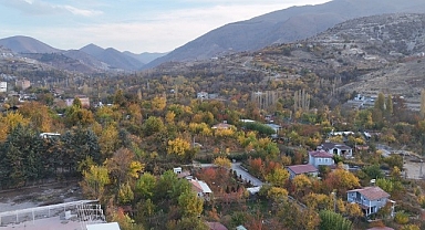 Yeşilyurt'ta sonbaharın son günleri kartpostallık görüntüler ortaya çıktı