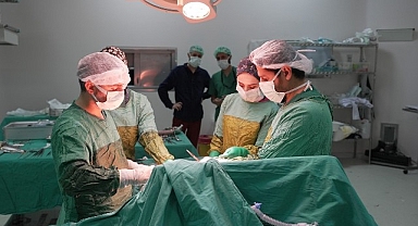 2 kilogramı aşan dev tümör başarıyla çıkarıldı