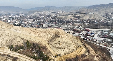 Darende'de Millet Bahçesi için ilk kazma vuruldu