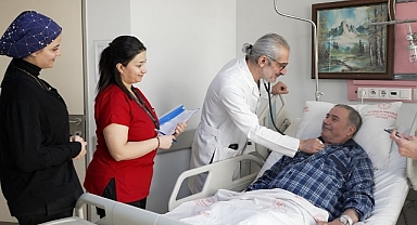 Malatya'da aort yırtığı kapalı yöntemle onarıldı