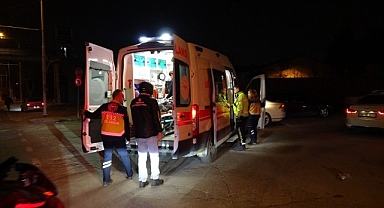 Malatya'da motokurye kazada yaralandı