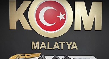 Malatya'da ruhsatsız silah operasyonu: 1 gözaltı