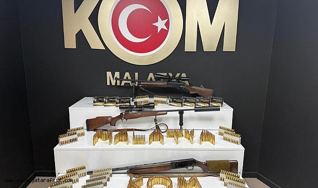 Malatya'da ruhsatsız silah operasyonu: 2 gözaltı