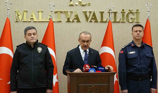 Malatya Valisi Yavuz, asayiş verilerini kamuoyuyla paylaştı