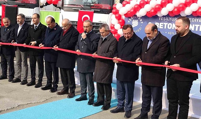 Malatya'da 70 milyon TL'lik beton santrali hizmete açıldı