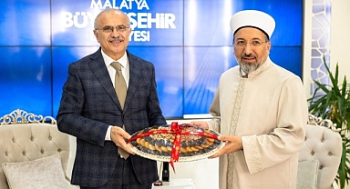 Diyanet İşleri Başkanından Başkan Er'e cami teşekkürü