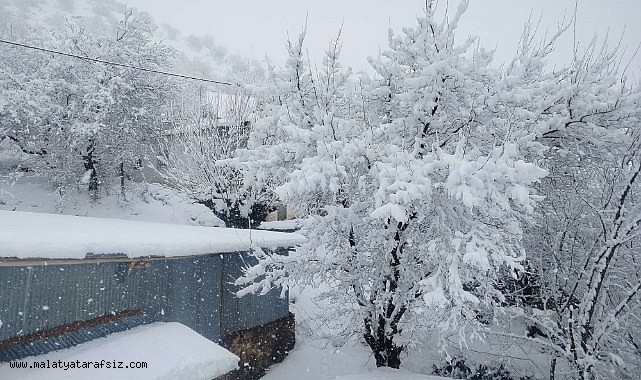 Malatya'da 9 ilçede eğitime kar engeli