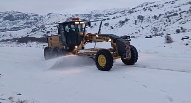 Malatya'da, Büyükşehir Belediyesi'nden karla mücadele seferberliği