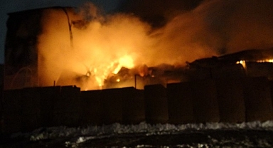 Malatya'da şantiyede korkutan yangın: 2 yaralı