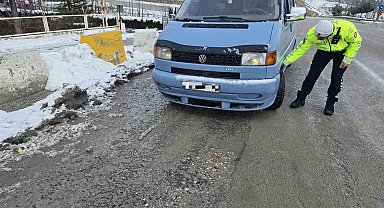 Malatya'da kış lastiği denetimleri artırıldı