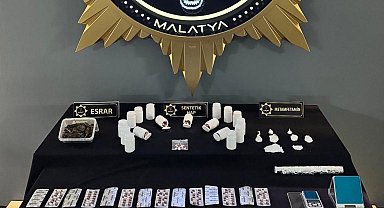 Malatya'da uyuşturucu operasyonu: 14 gözaltı