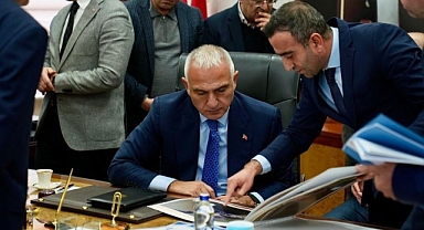 Akçadağ'ın turizm projeleri Bakan Ersoy'a sunuldu