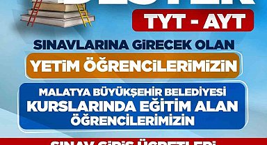 AYT ve TYT sınav ücretleri Büyükşehir Belediyesi'nden