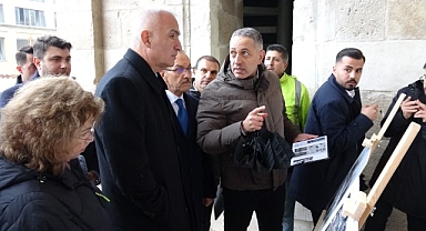 Bakan Ersoy, Malatya'da onarımı süren kültür varlıklarını inceledi