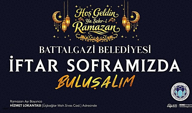 Battalgazi Belediyesi'nden Ramazan'da iftar hizmeti