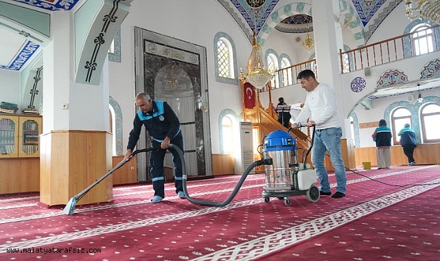 Battalgazi'de camiler Ramazan ayına hazırlanıyor