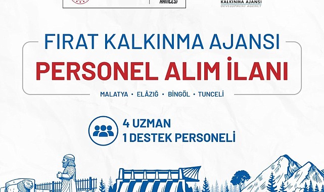 Fırat Kalkınma Ajansı personel alımı yapacak