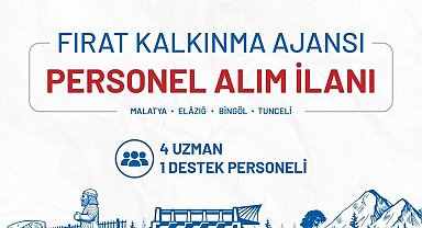 Fırat Kalkınma Ajansı personel alımı yapacak