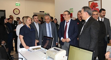 Kapasitesi büyütülen TÖTM hemodiyaliz ünitesi yeni yerinde hizmete açıldı