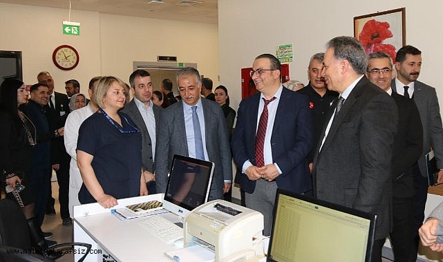 Kapasitesi büyütülen TÖTM hemodiyaliz ünitesi yeni yerinde hizmete açıldı