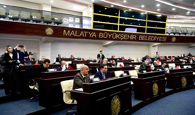 Malatya Büyükşehir Belediye Meclisi Şubat ayı toplantısı yapıldı