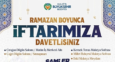 Malatya Büyükşehir Belediyesi Ramazan maneviyatını şehre taşıyor