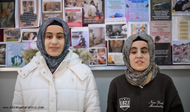 Malatya'da görme engelli iki kardeşin YKS azmi ilham veriyor