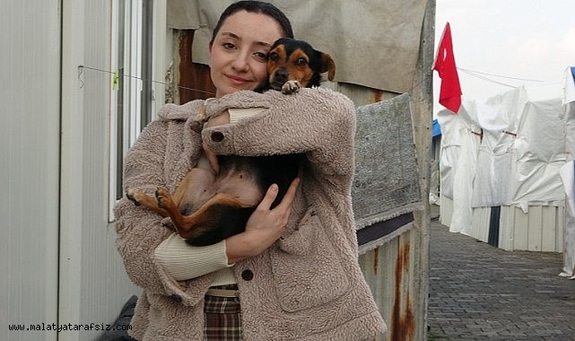 Malatya'da konteyner kentin Boncuk'u milyonların sevgilisi oldu