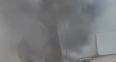 Malatya'da şantiyede korkutan yangın