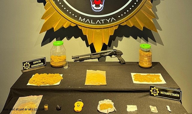 Malatya'da uyuşturucu operasyonu: 5 gözaltı