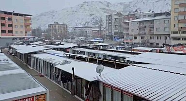 Malatya'da kar yağışı etkisini artırdı