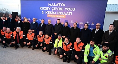 Ulaştırma ve Altyapı Bakanı Uraloğlu, Malatya Kuzey Çevre Yolu şantiyesinde inceleme yaptı