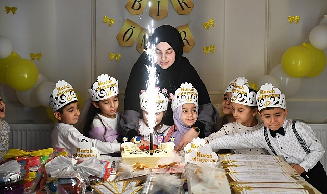 Yeşilyurt'ta minik yürekler Kur'an-ı Kerim'le buluştu