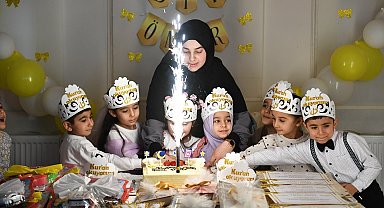 Yeşilyurt'ta minik yürekler Kur'an-ı Kerim'le buluştu