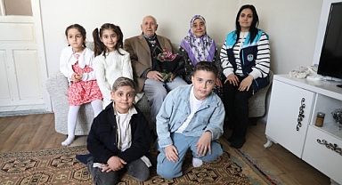 Battalgazi Belediyesi'nden çocuklarla bayram ziyareti